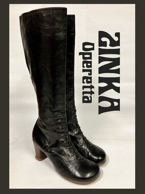 $165 SHIPPED - *UNWORN!* 2009 Operetta ZINKA, Black, Size 9 (best for 8.5)!